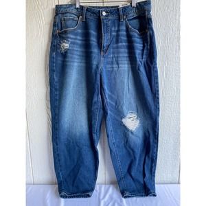 Time and Tru Denim Cropped Pants Capris size 14